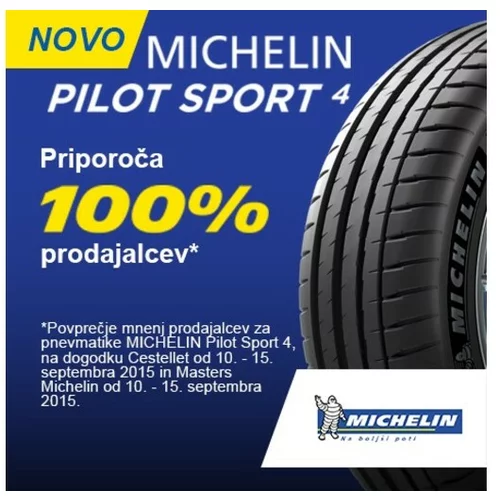 Michelin letne gume 225/45R17 94Y ZR XL FR Pilot Sport 4