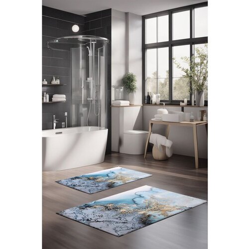  CT-5063 multicolor bathmat set (2 pieces) Cene