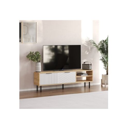Hanah home tv polica venus sapphire oak white Slike