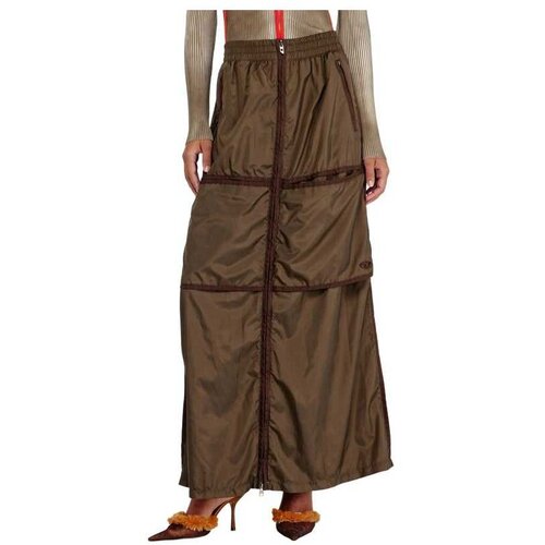 Diesel maslinasta maxi suknja Slike