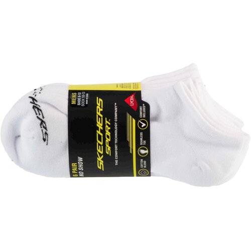 Skechers 6pk Mu&scaron;ke Pamučne Čarape Niskog Profila S117809-WHT Cijene