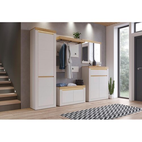 Modern Living Garderobna Klop Naxxar, Ka&amp;scaron;mir, Osvetlitev Slike
