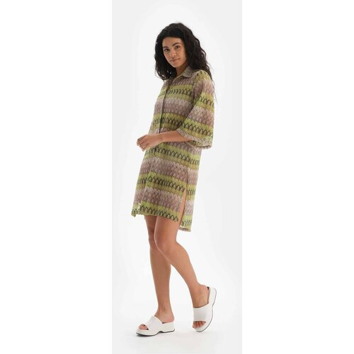 Dagi Beach Dress - Green - A-line Slike