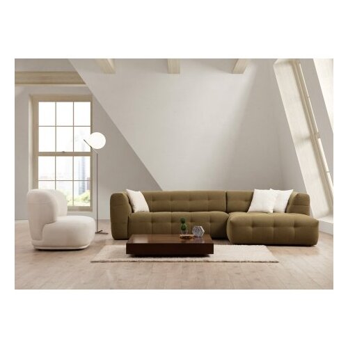 Atelier Del Sofa ugaona garnitura Cady 3 Seater Right Khaki Cene