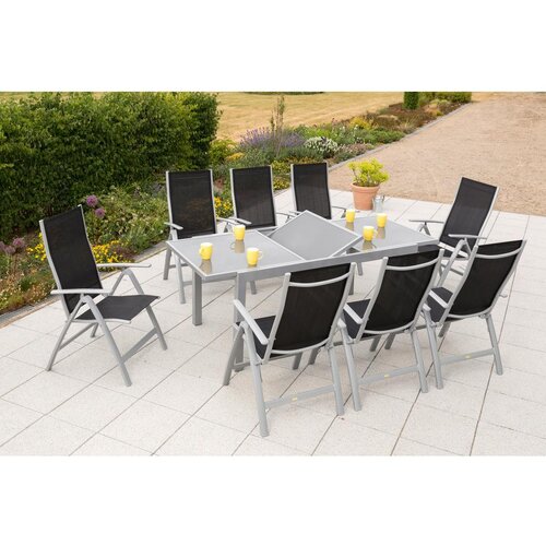 Gardenson vrtni set carrara, 9-Delni, raztegljiva miza Slike