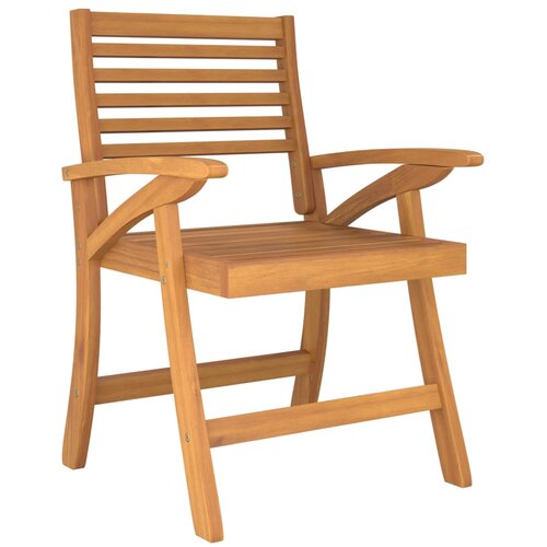  Vrtne stolice 4 kom 58 x 58 x 87 cm od masivnog bagremovog drva Slike