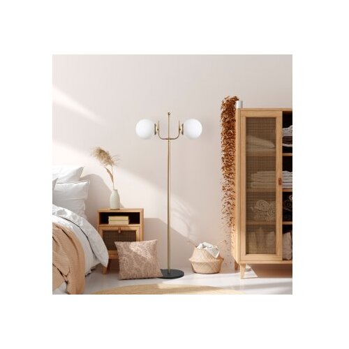 Opviq podna lampa Antler 13766, 62 x 30 x 162 cm, 2 x E27, 250 cm kabl, zlatne boje Cijene