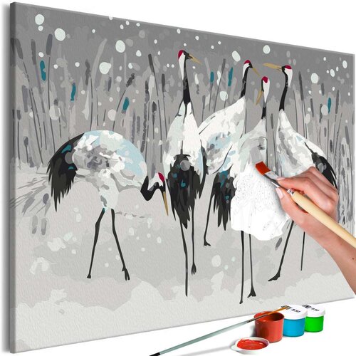  Slika za samostalno slikanje - Stork Family 60x40 Cijene