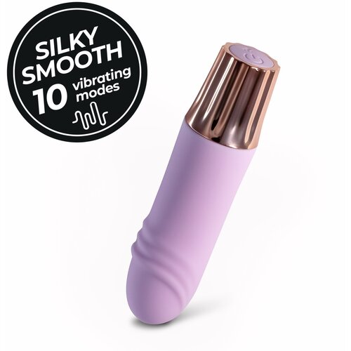 Crushious Mini vibrator - Mellow Waves, ljubičasti Slike