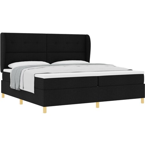 vidaXL Podna opruga s madracem Tamno siva 90x190 cm Crna 200 x 200 cm Cijene