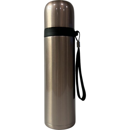 NIKCORP Termovka bidon 500 ml iz nerjavečega jekla, vakuumska termo skodelica z dvojno steno, neprepustno tesnjenje, zlata barva, (5000222637) Cene