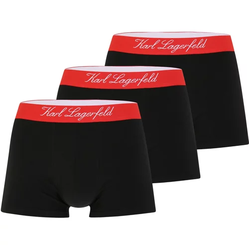Karl Lagerfeld Boksarice 'HOTEL' rdeča / črna / bela