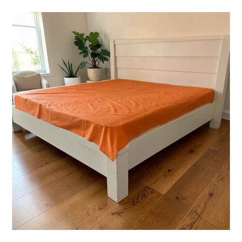  Čar&amp;scaron;av &amp;Scaron;ifon 200x220cm bez lasti&amp;scaron;a Orange ( VLK000525-orange ) Slike