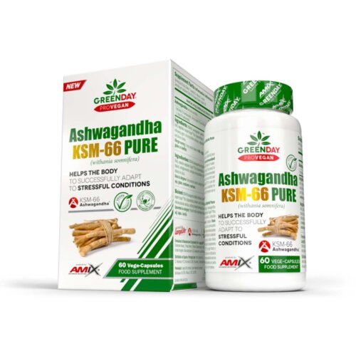 Amix GreenDay ProVegan Ashwagandha KSM-66 – Prirodna Podrška Za Stres Cene