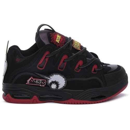 Osiris Nizke superge D3BLKREDVELCRO Črna Cene