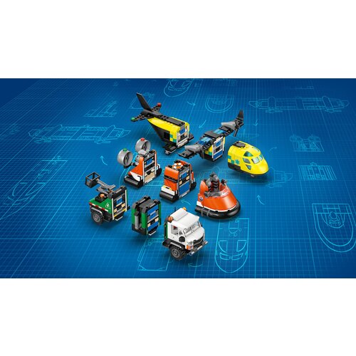 Lego City - Kombinacija: zrakoplov, kamion i letjelica (60505) Slike