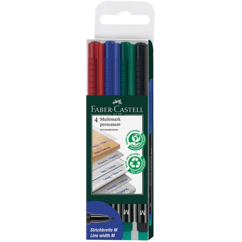 Marker PERMANENTNI 1,0MM MULTIMARK FABER CASTELL 152504/4BOJE Cene