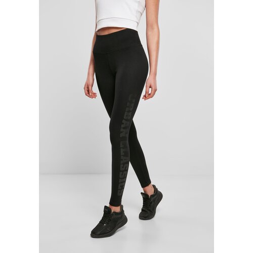 Urban Classics Women&amp;#039;s high-waisted leggings black/black Slike