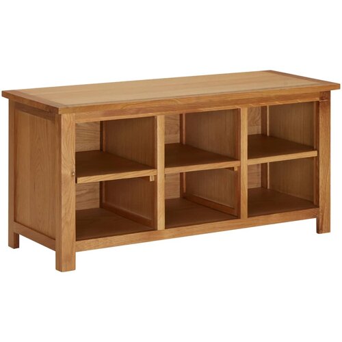 vidaXL Stojalo za čevlje 90x37x45 cm trdna hrastovina Cene