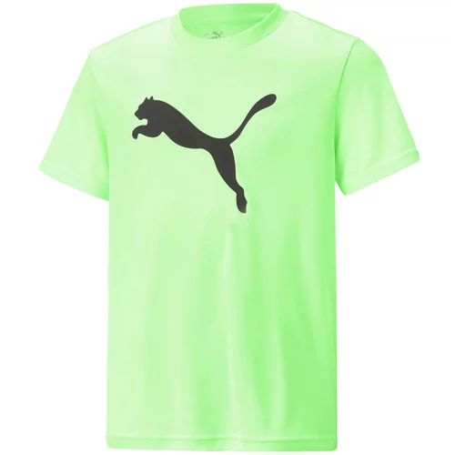 Puma Tehnička sportska majica 'Active Sports' neonsko zelena / crna