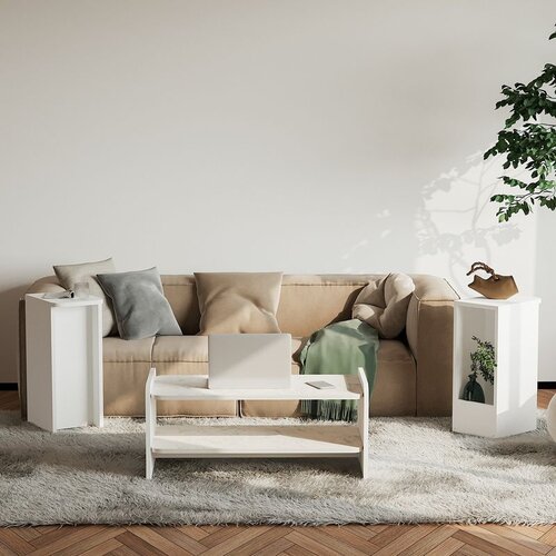 Hanah home set klub stolova Amon, beli mermer Cene
