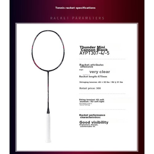 Li-Ning Set reketa za badminton, 2 komada, Crna Cene