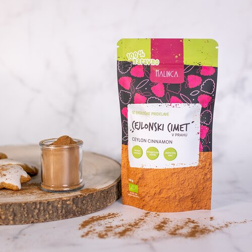 Malinca cejlonski cimet v prahu bio 100g Slike