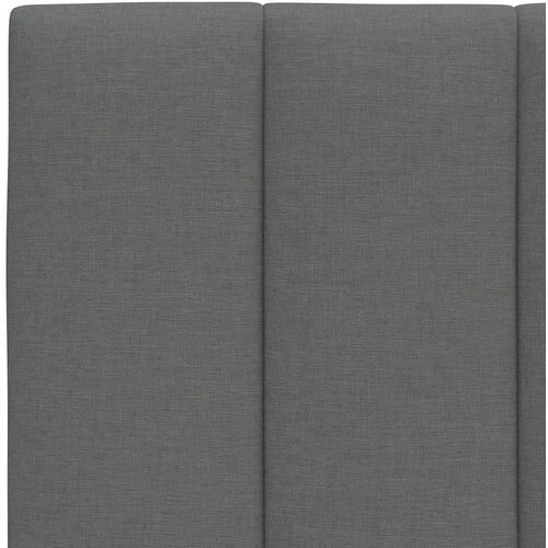 vidaXL Vzglavna stranica temno siva 80 cm blago Cene