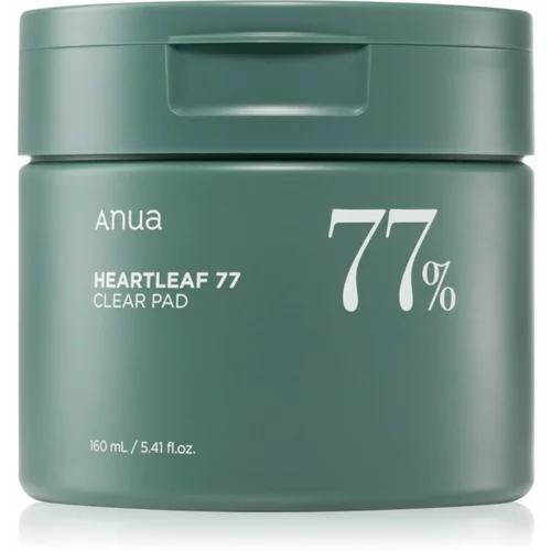Anua Heartleaf 77% Toner Pad eksfoliacijske čistilne blazinice proti črnim pikicam 70 kos