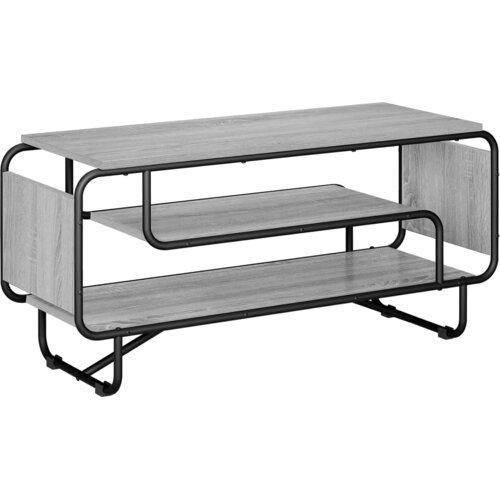  TV stalak 98 x 36 x 45 cm Siva Sonoma Konstruirano drvo Slike