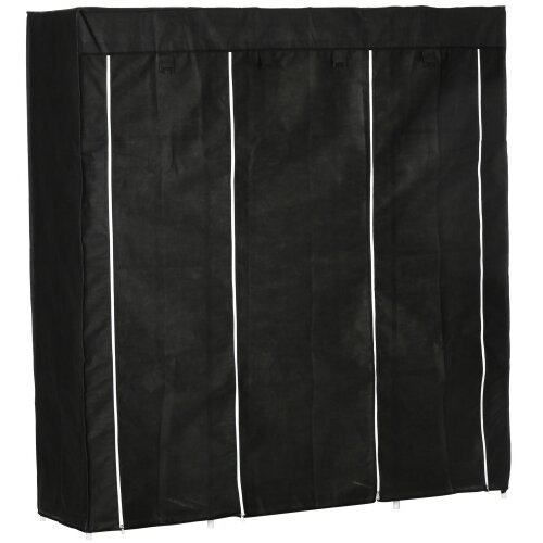 Nesta Zložljiva garderobna omara, netkan tekstil, z zadrgo, 1 palica za obe&scaron;anje, 10 polic, 150&times;43&times;162,5 cm, prostorsko varčna in robustna, (5000493223) Cene