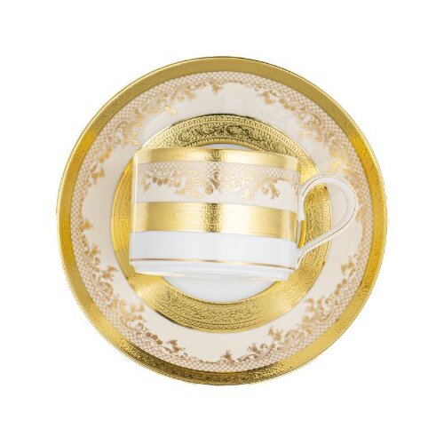 Zepter Masterpiece ROYAL GOLD CREAM ŠOLJICA ZA ČAJ/KAFU 0,22 L SA TACNOM 16,5 CM Cene