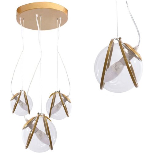 Toolight Lampa APP1091-3CP GOLD Slike