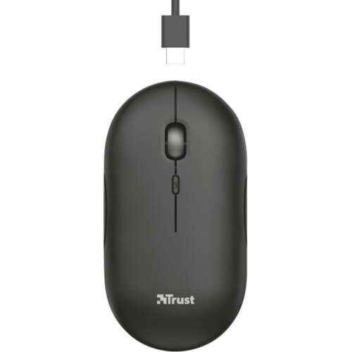 Trust Puck wireless punjivimi&scaron;, ultra-thin, silent,800-1600 dpi, obje ruke, 4 tipke, crni Cijene