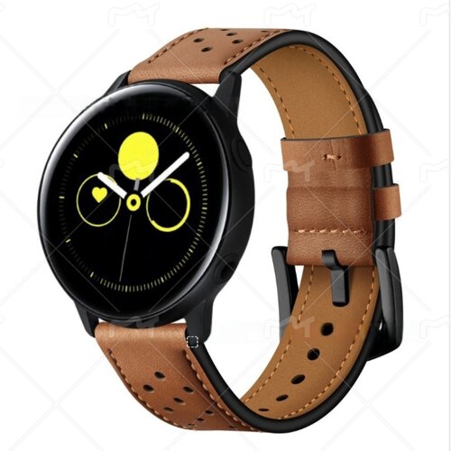 INF Usnjen pašček za uro Samsung Galaxy Watch Active Brown, (22103015) Cene