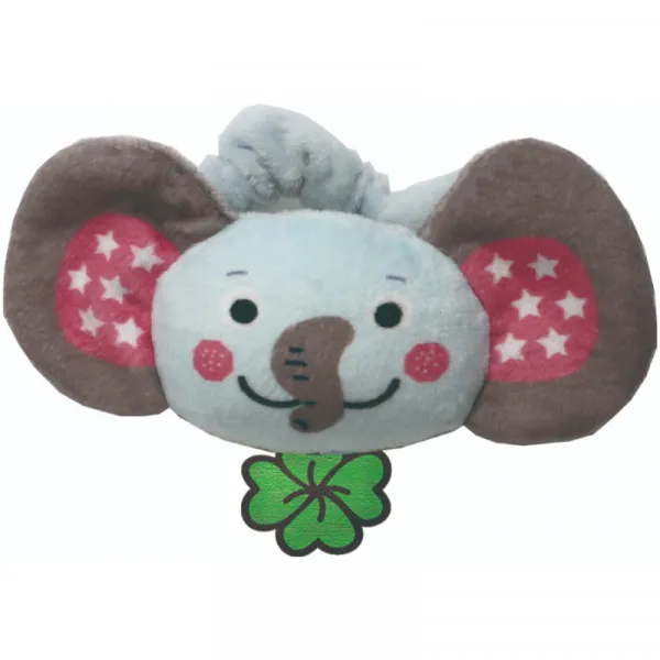 Biba Toys zvečka slonče sa trakom za ruku Slike