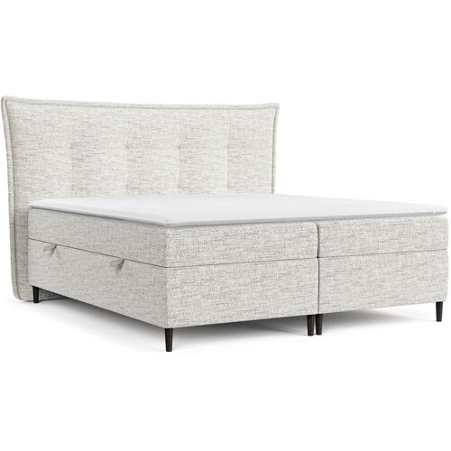 Maison de R&amp;ecirc;ve Svetlo siva boxspring postelja s prostorom za shranjevanje 160x200 cm Sinai &amp;ndash; Slike