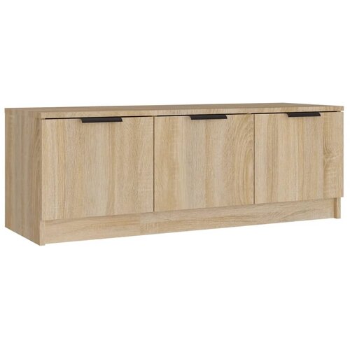 Maison Chic TV omarica - TV stojalo - Televizijska omarica sonoma hrast 102x35x36,5 cm inženirski les, (21700756) Cene