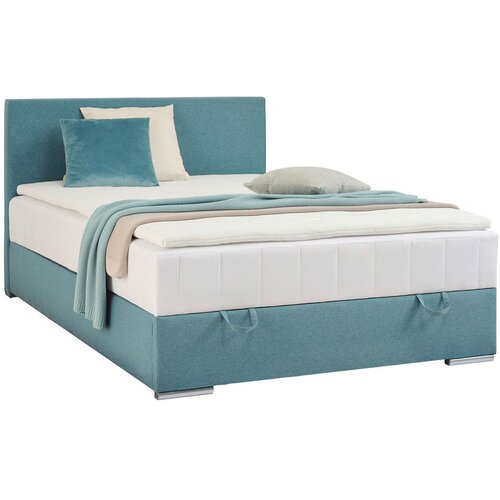 CARRYHOME POSTELJA Z VZMETNICO 120 cm x 200 cm , tekstil barve petroleja Slike