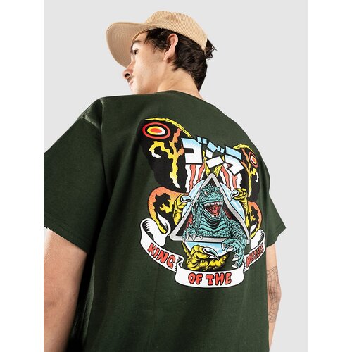Santa Cruz X Godzilla Natas Mothra T-shirt forest Slike