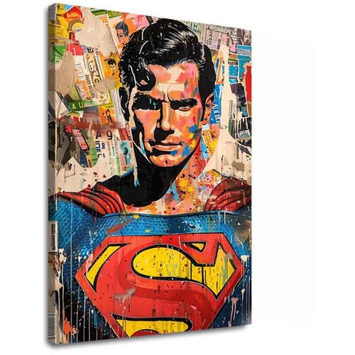  Slika Superman: Pop ikona | Akrilni detalji 60x90 cm Cijene