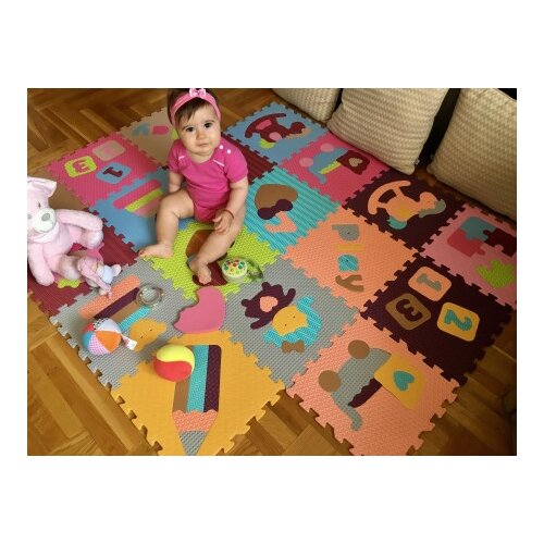 Baby Great Podne puzzle Premijum klase "Ćerke-majke" dva kompleta (pink+braon) ( 12008 ) Cene