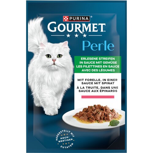  25 % popusta na 2 x (26 x 85 g) Gourmet vrećice - Perle: pastrva i &scaron;pinat Cijene