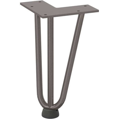 VidaXL Noge s ukosnicama za stolić za kavu 4 kom. Prirodni čelik 20 cm Puni čelik - Prirodna 20 cm 1 3 rods Slike