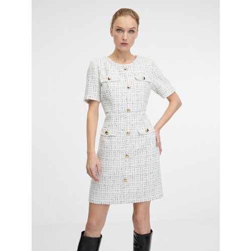 Orsay Cream women&amp;#039;s knee-length sheath dress - Women&amp;#039;s Slike