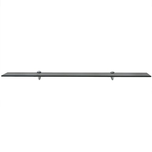  Zidne police 2 kom staklene 100 x 10 cm 8 mm Slike