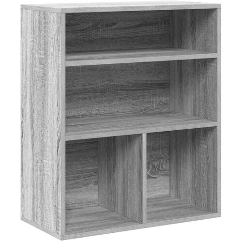 Maison Chic Knjižna omara - Knjižni regal siva sonoma 60x30x71,5 cm inženirski les, (21724521) Slike