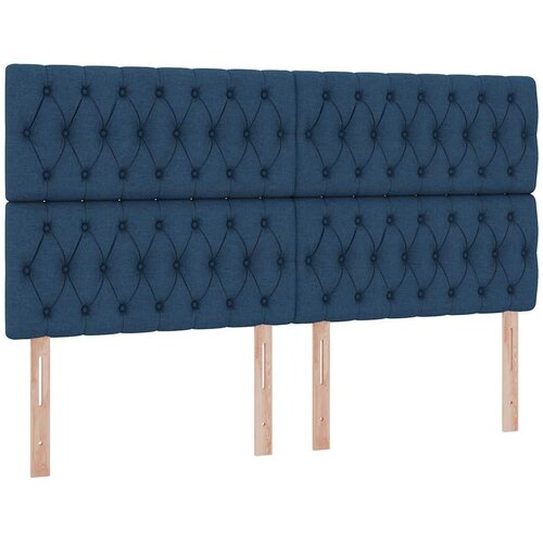  s od storage s uzglavljem Plava 200 x 200 cm Tkanina Slike
