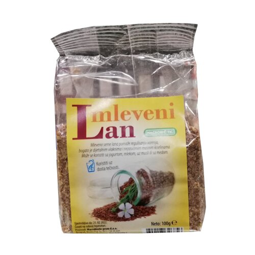 MACROBIOTIC PROM lan mleveni 100g Slike