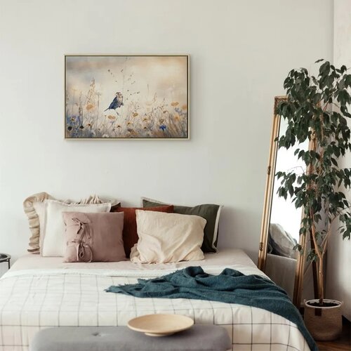  Slika - August Melody 60x40 U prirodnom drvenom okviru Slike